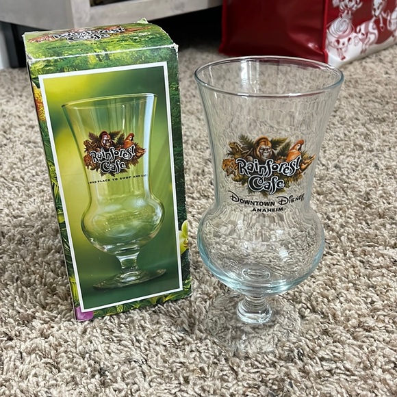 Disney Dining Downtown Disney Rainforest Cafe Hurricane Glass